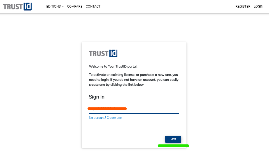 Purchase TrustID subscription license 7